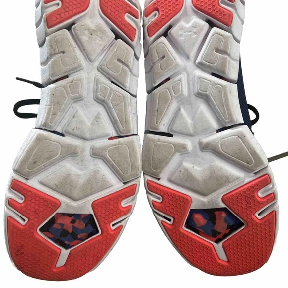 Under Armour Black Blue Orange Level X Series Kids Youth Shoes Size 6.5Y - Picture 5 of 6